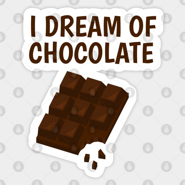 I dream of chocolate Sticker by juinwonderland 41